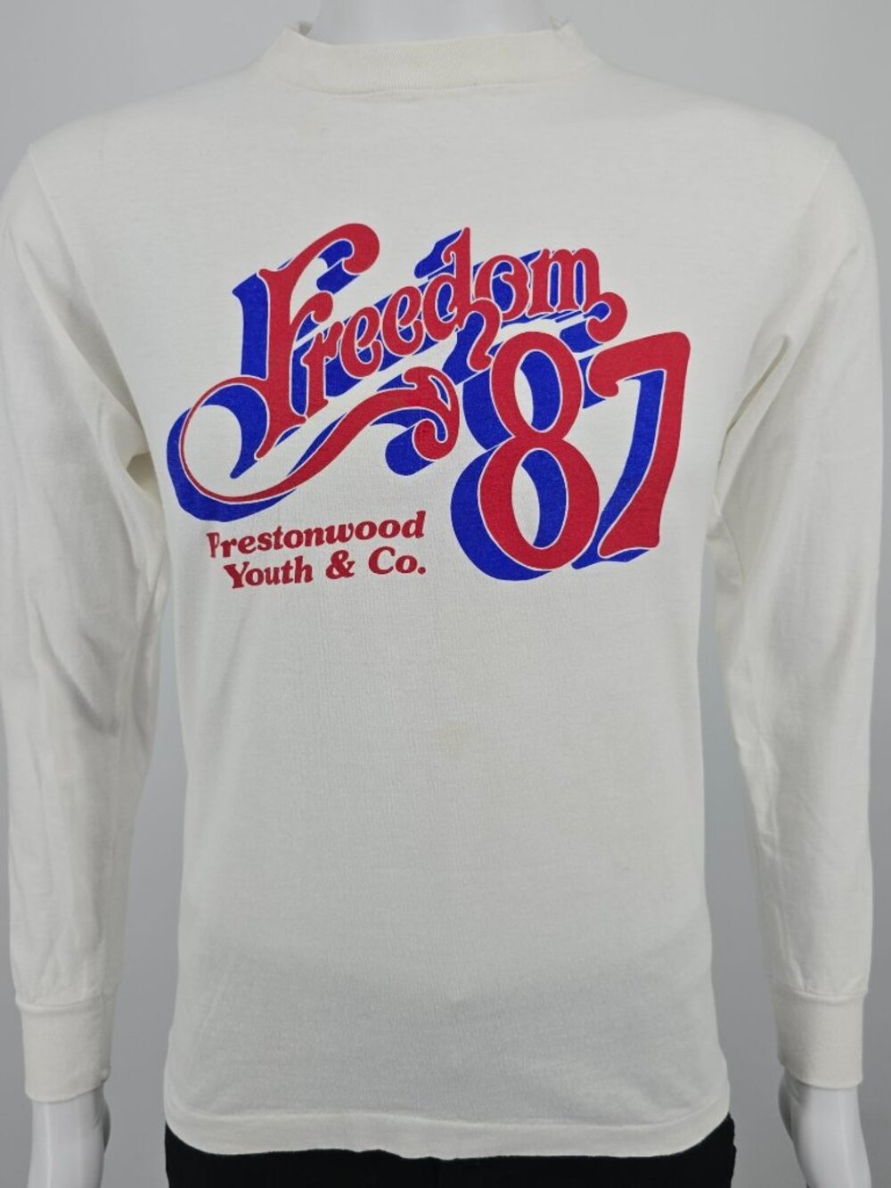 Vintage 1980s Freedom 87 Prestonwood Yourh & Co Long Sleeve T-Shirt (S)
